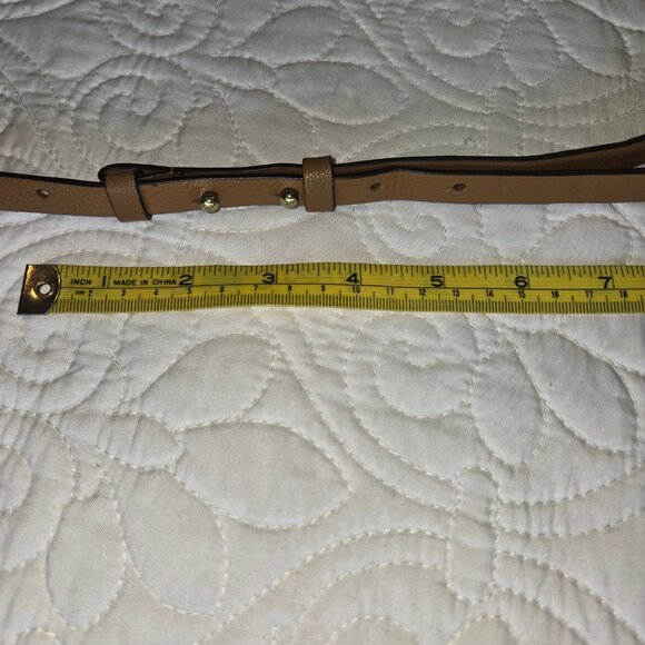 Lucky Brand Light Brown Leather Purse and/or Clutch with Decorative Tassel - Picture 16 of 16